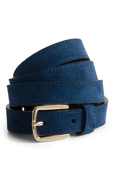 Ladies House Of Bruar 2cm Suede Belt