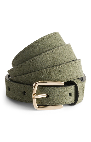 Ladies House Of Bruar 2cm Suede Belt