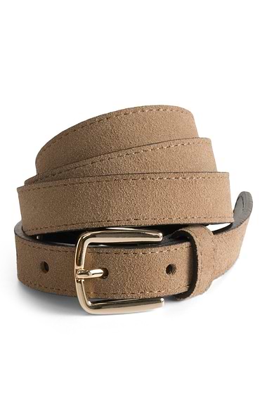 Ladies House Of Bruar 2cm Suede Belt