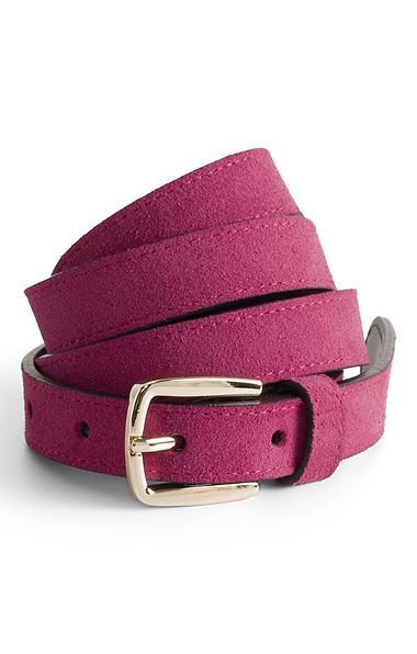 Ladies House Of Bruar 2cm Suede Belt