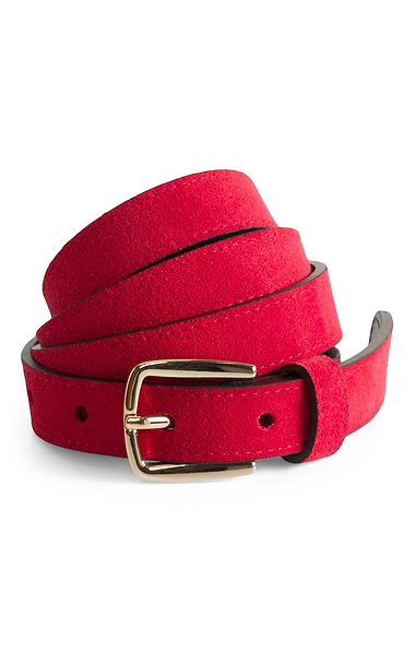 Ladies House Of Bruar 2cm Suede Belt