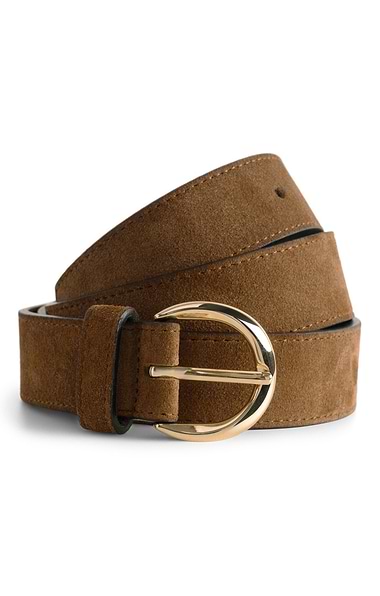 Ladies House of Bruar 3cm Suede Belt