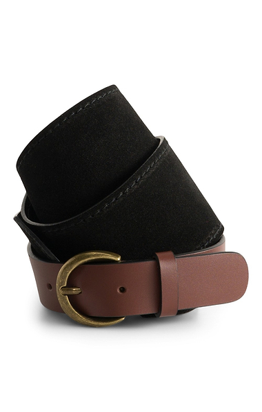 Ladies House Of Bruar Suede and Leather Belt