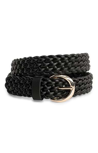 Ladies House Of Bruar Plaited Leather Belt