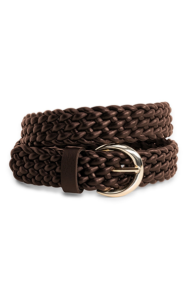 Ladies House Of Bruar Plaited Leather Belt
