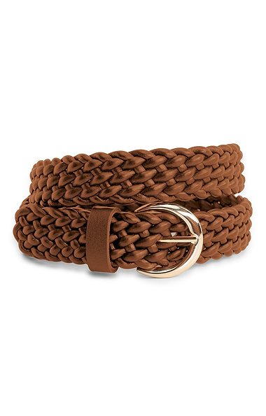 Ladies House Of Bruar Plaited Leather Belt