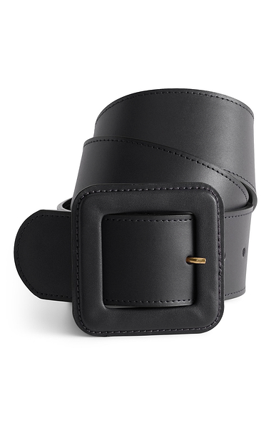 Ladies House Of Bruar Leather Wide Buckle Belt