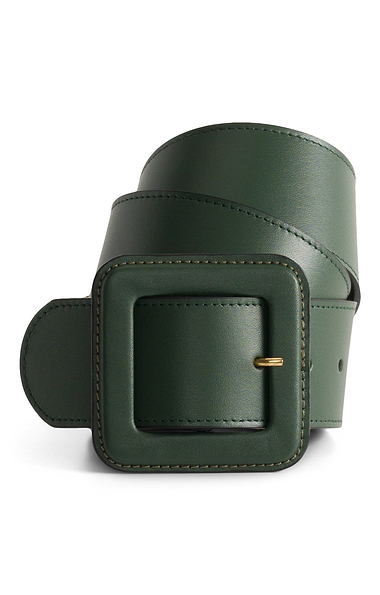 Ladies House Of Bruar Leather Wide Buckle Belt