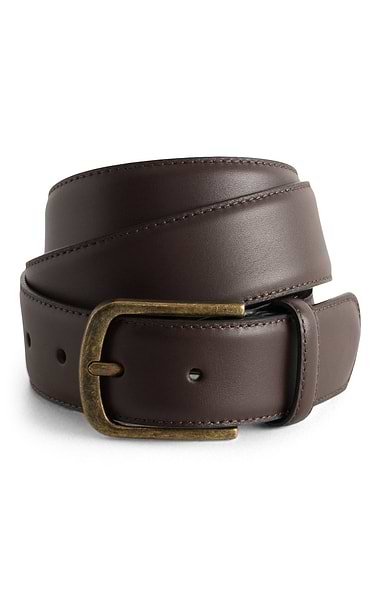 Men's House Of Bruar 3.5cm Leather Belt