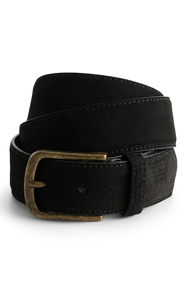 Men's House Of Bruar 3.5cm Suede Belt