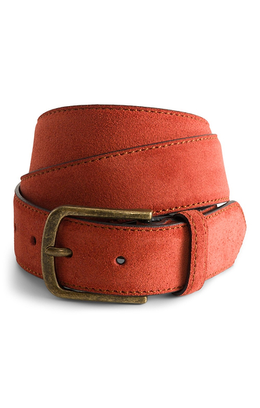 Men's House Of Bruar 3.5cm Suede Belt