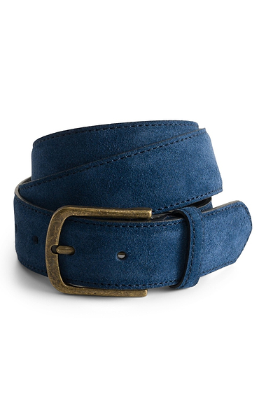 Men's House Of Bruar 3.5cm Suede Belt