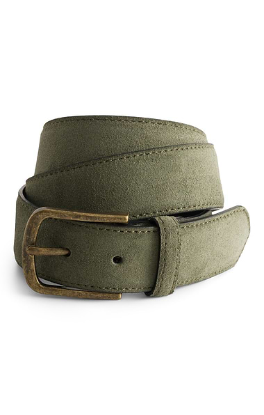 Men's House Of Bruar 3.5cm Suede Belt