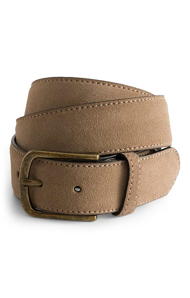 Men's House Of Bruar 3.5cm Suede Belt