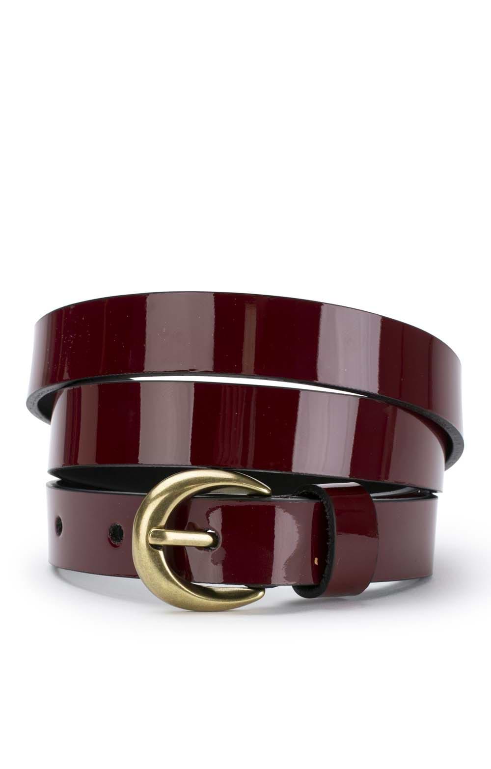 Ladies 2cm Patent Leather Belt House of Bruar