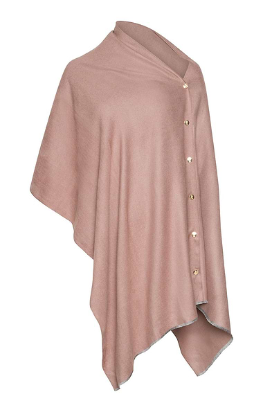 Ladies Gisellina Button Poncho