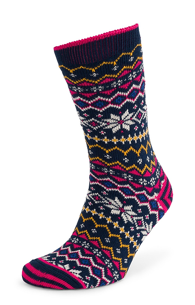 Ladies Joules Lucille Fairisle Pattern Socks