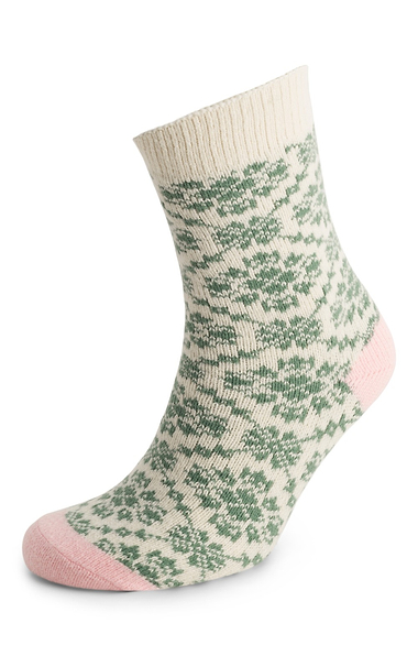 Ladies Joules Cosy Geo Socks