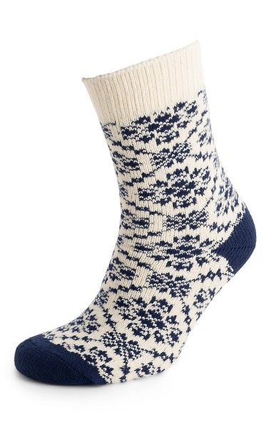 Ladies Joules Cosy Geo Socks