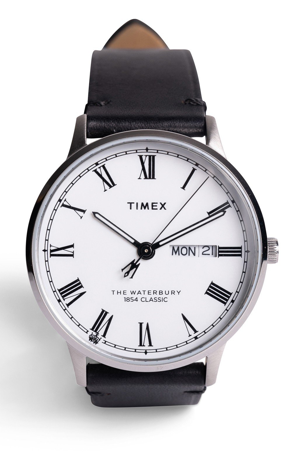 Men's Timex Waterbury Classic 40mm Leather Strap Chronograph Watch