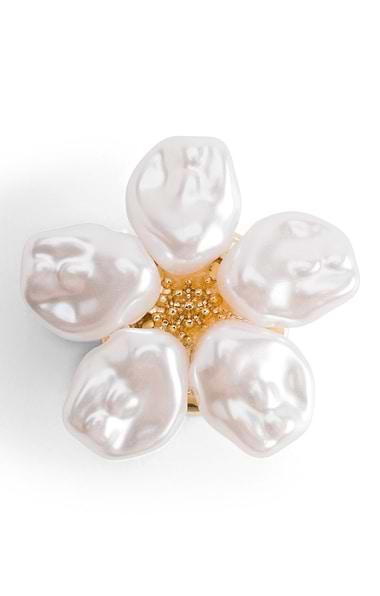 Ladies Effie Silver-Tone Button Cover