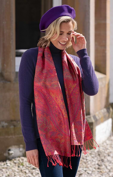Ladies Pashmina Silk Scarf