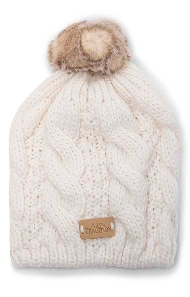 Ladies Cable Tammy Hat