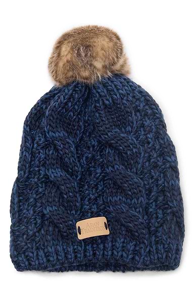 Ladies Cable Tammy Hat