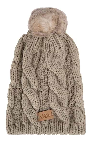 Ladies Cable Tammy Hat