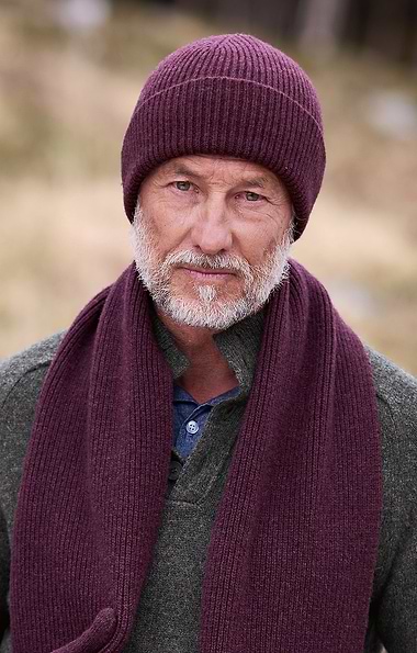 Robert Mackie Lambswool Ribbed Beanie Hat