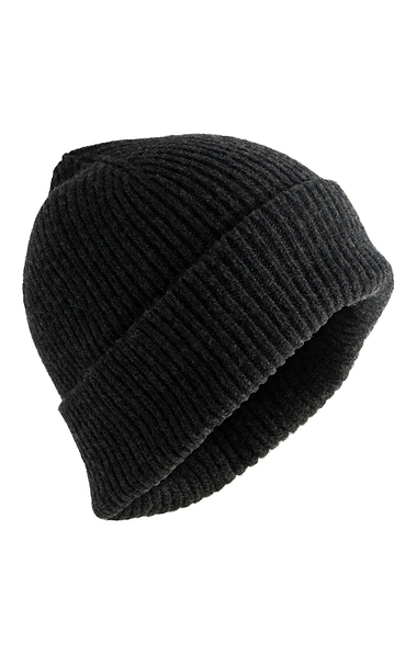 Robert Mackie Lambswool Ribbed Beanie Hat