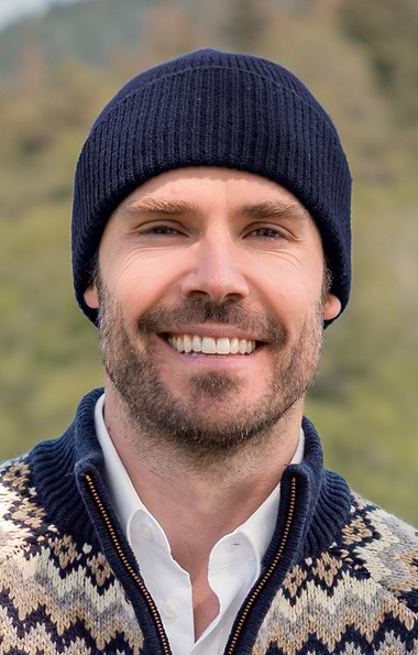 Robert Mackie Lambswool Ribbed Beanie Hat