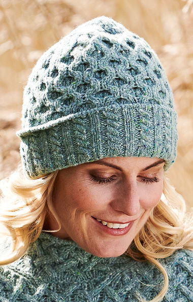 Ladies Luxe Aran Hat