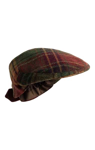 Ladies British Tweed Tie Hereford Cap
