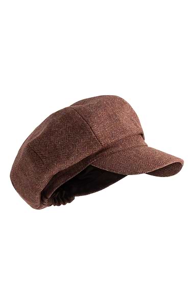 Ladies Tweed 8 Piece Hat