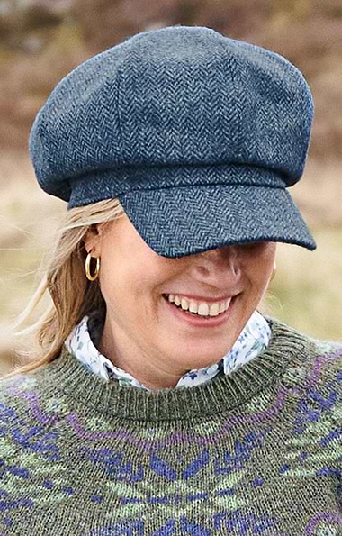 Ladies Tweed 8 Piece Hat