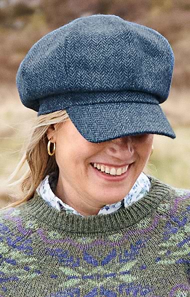 Ladies Tweed 8 Piece Hat