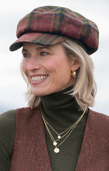 Ladies Tweed 8 Piece Hat