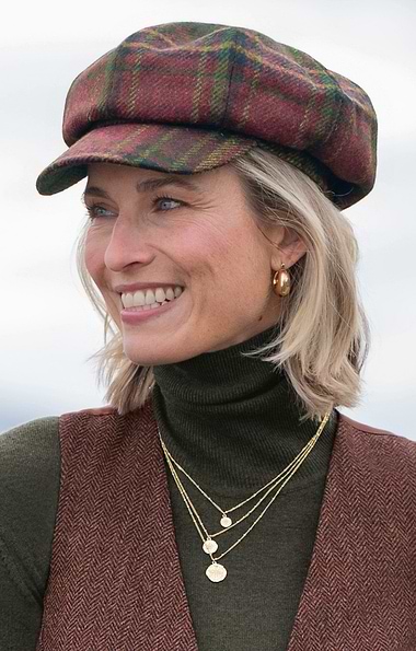 Ladies Tweed 8 Piece Hat