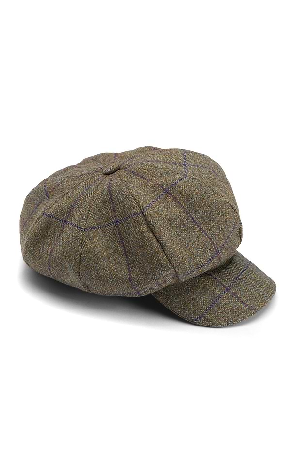 Ladies Tweed 8 Piece Hat