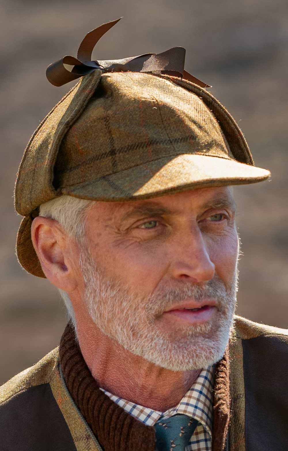 Mens Sherlock Cap, Brown - House of Bruar