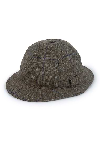 Men's Tweed Stalker Hat