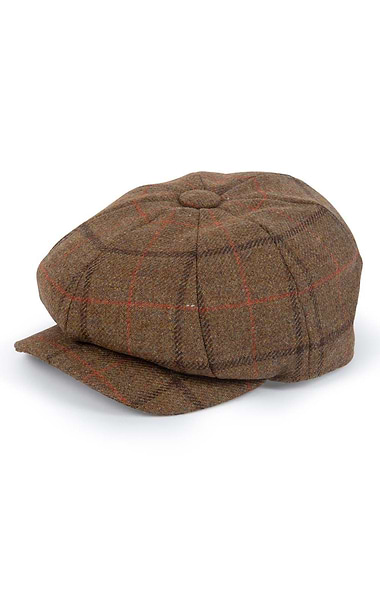 Men's British Tweed Newsboy Cap
