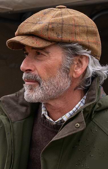 Men's British Tweed Newsboy Cap