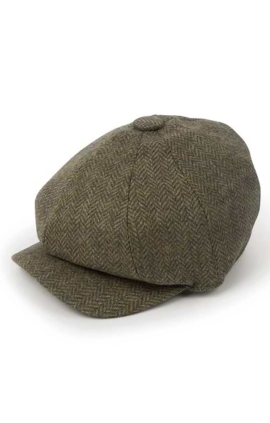 Men's British Tweed Newsboy Cap