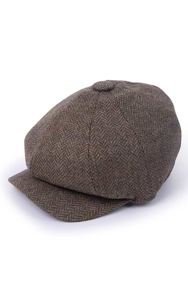 Men's British Tweed Newsboy Cap