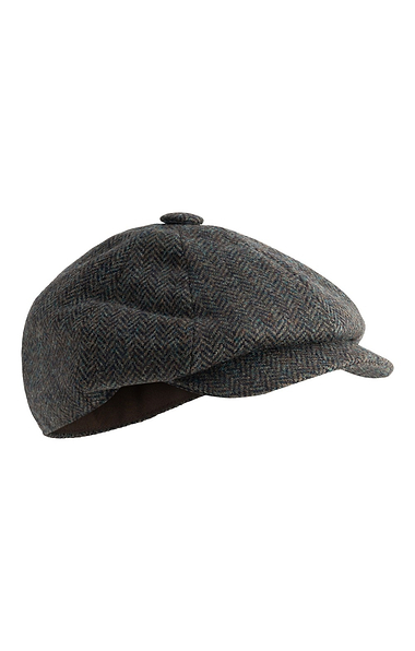 Men's British Tweed Newsboy Cap