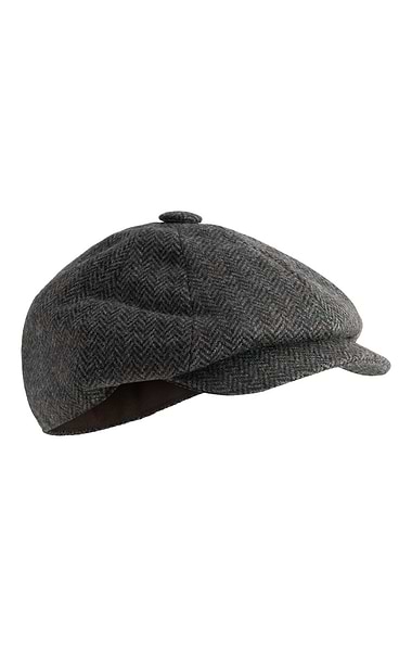 Men's British Tweed Newsboy Cap