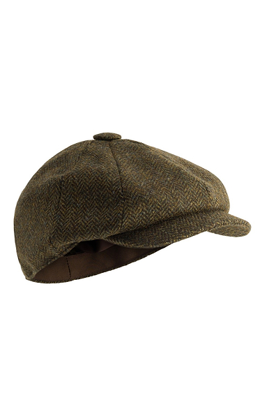 Men's British Tweed Newsboy Cap