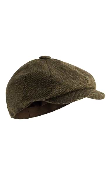 Men's British Tweed Newsboy Cap